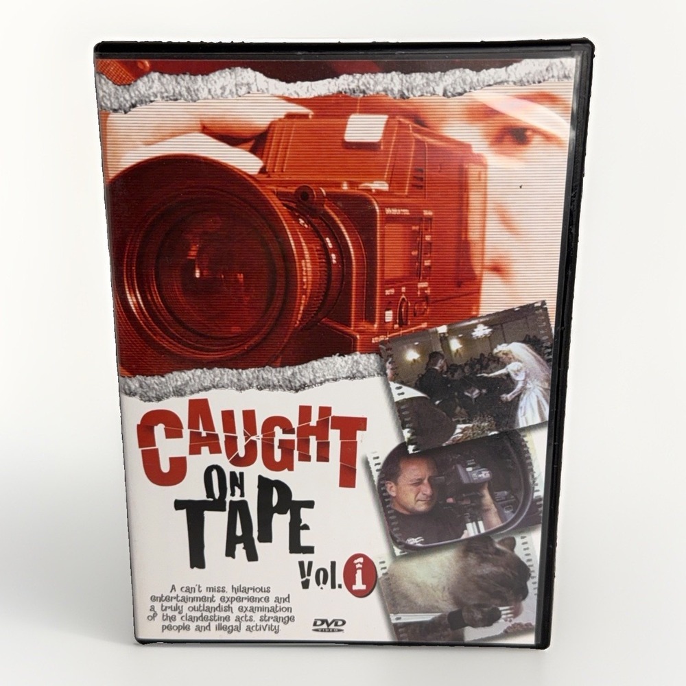 Caught On Tape Vol. 1 DVD 2002 Reality TV Stunts Hidden Camera Rare Y2K Vintage
